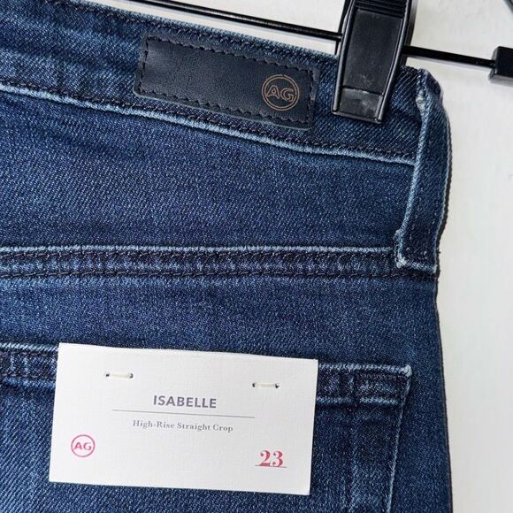 AG Isabelle High Rise Straight Crop Jeans Womens Size 23 - Picture 5 of 11